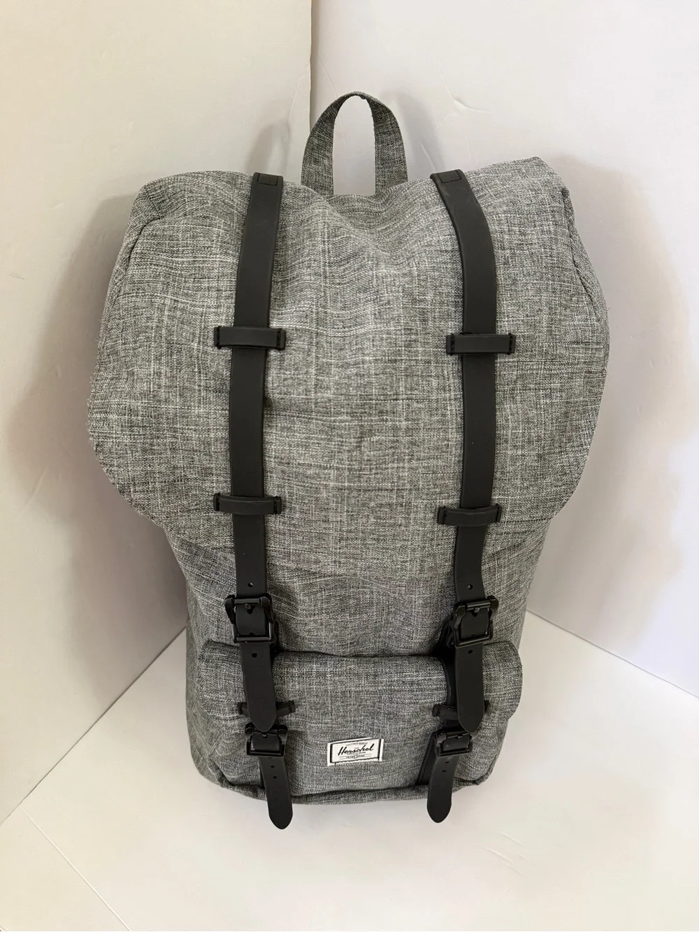 Herschel Supply Co. Little America Backpack Raven Crosshatch Laptop Bag Carryon